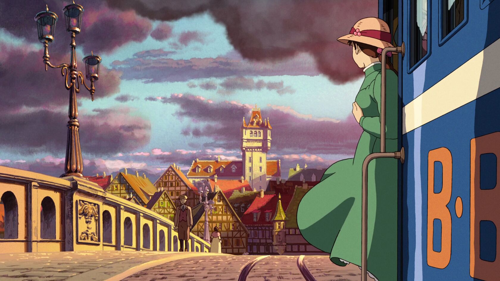 宫崎骏作品“哈尔的移动城堡”影视原画壁纸鉴赏第4张图片