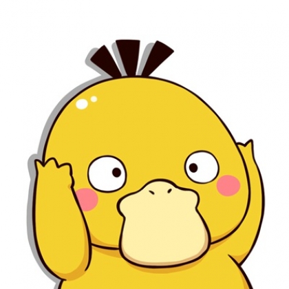 可达鸭头像，可爱逗比的卡通动物可达鸭精选头像图片