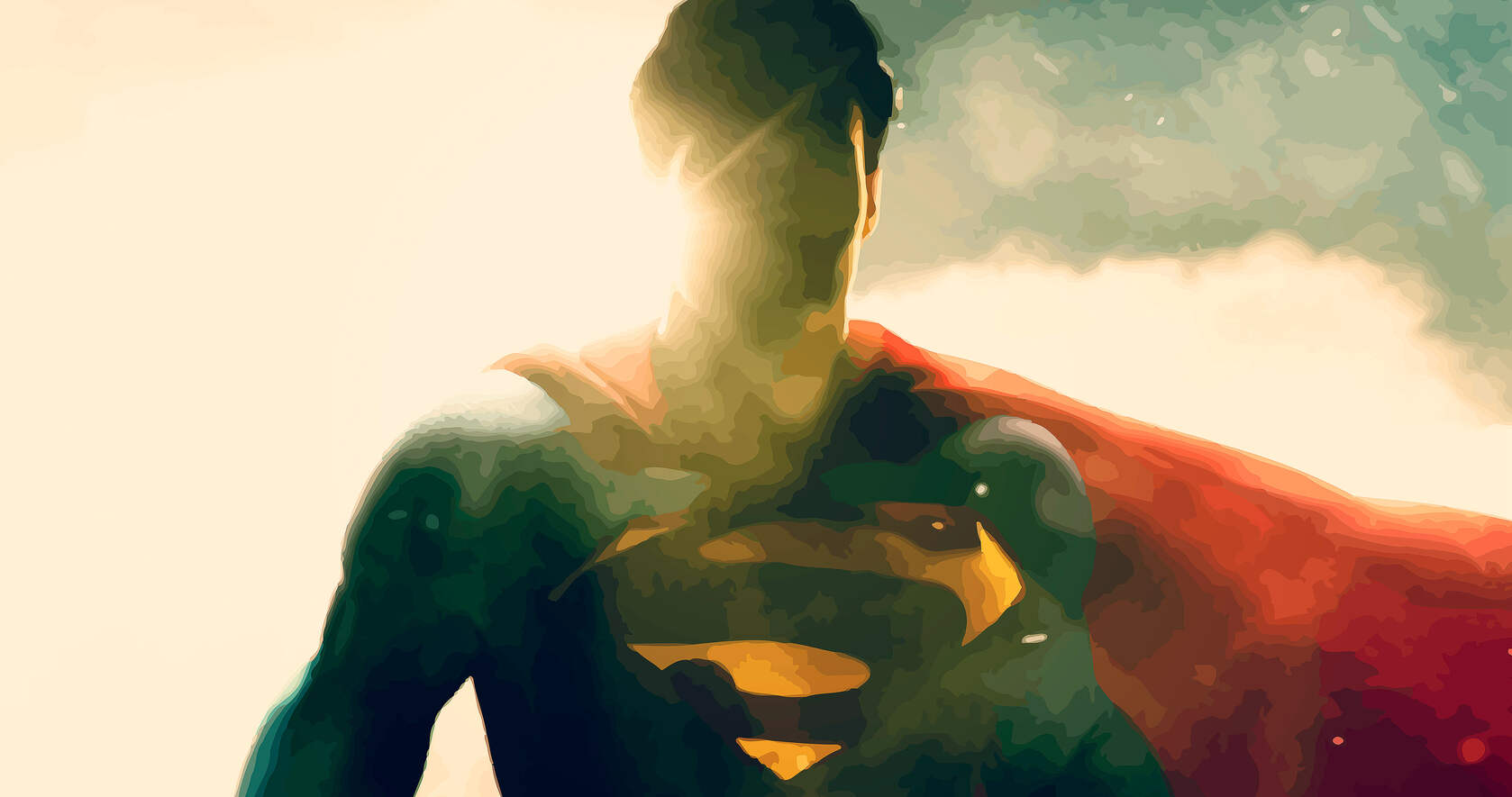 DC漫画几乎无敌的BUG人物“超人”原画桌面壁纸第4张图片