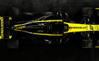 “雷诺F1车队R.S.19”黑黄涂装F1赛车桌面壁纸，酷不酷组图4