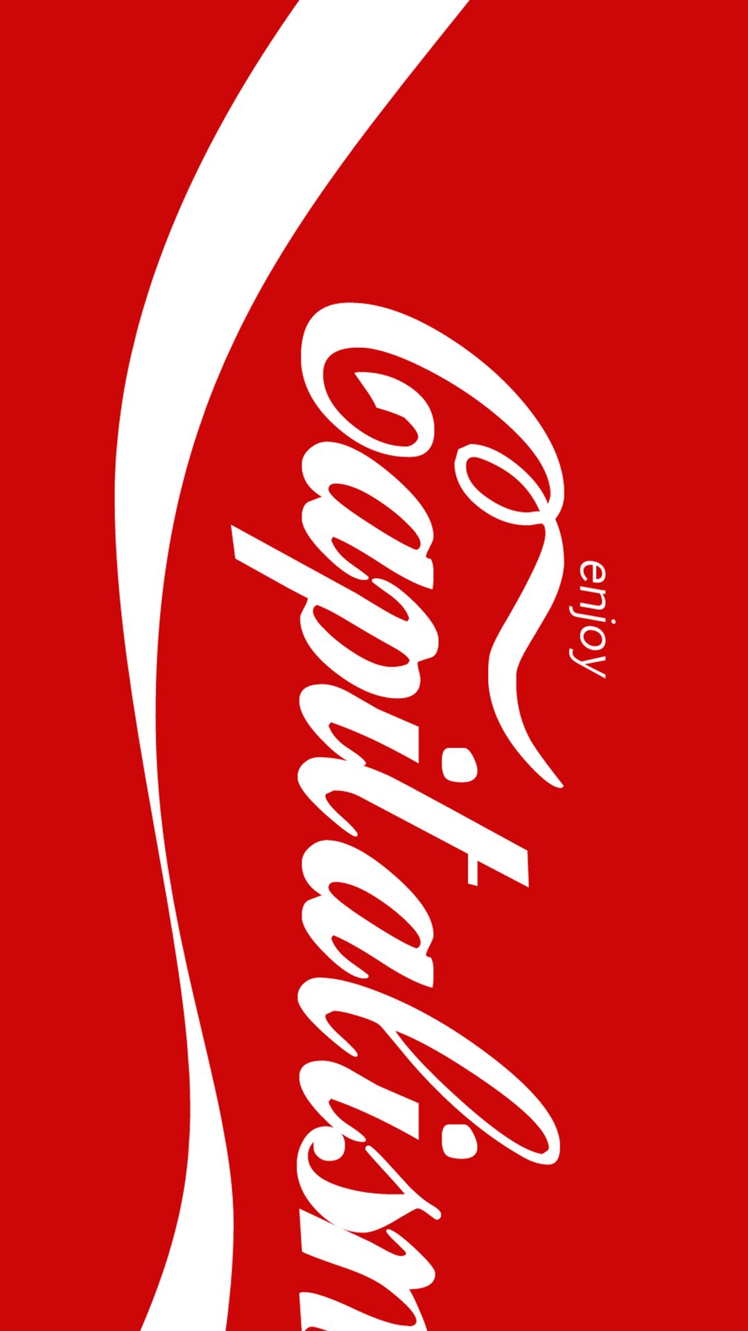 可乐你爱喝吗？可口可乐品牌LOGO设计手机壁纸第1张壁纸