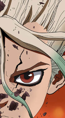 稻垣理一郎原作“石纪元（Dr.STONE）”主角手机壁纸组图1