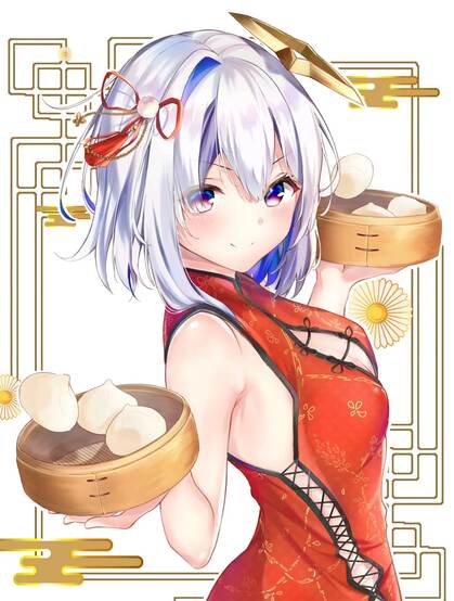 来屉小笼包吗？二次元可爱动漫美少女精美插画图片集