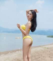 沙滩美女何嘉颖性感旅拍写真图片组图16