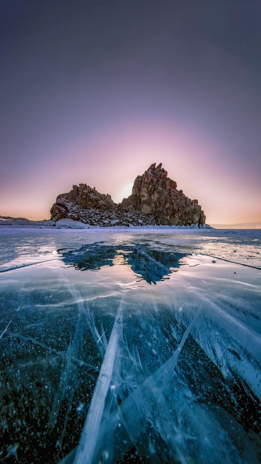 极地美景，美不胜收，各类雪山湖泊手机壁纸大合集第3张壁纸