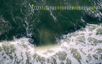 海水冲击海岸时激起的浪花，气势磅礴的大海，海浪，浪花高清9月日历壁纸组图2