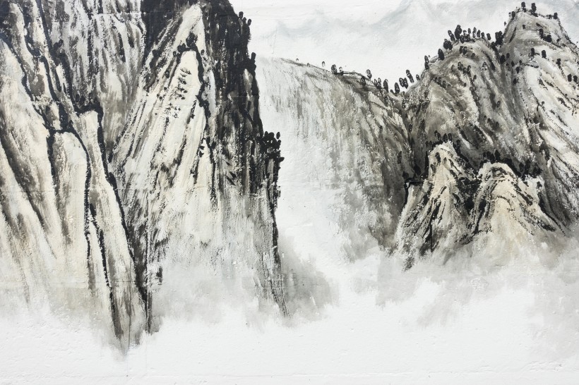 中国山水画，精选优美古风水墨山水画图片集