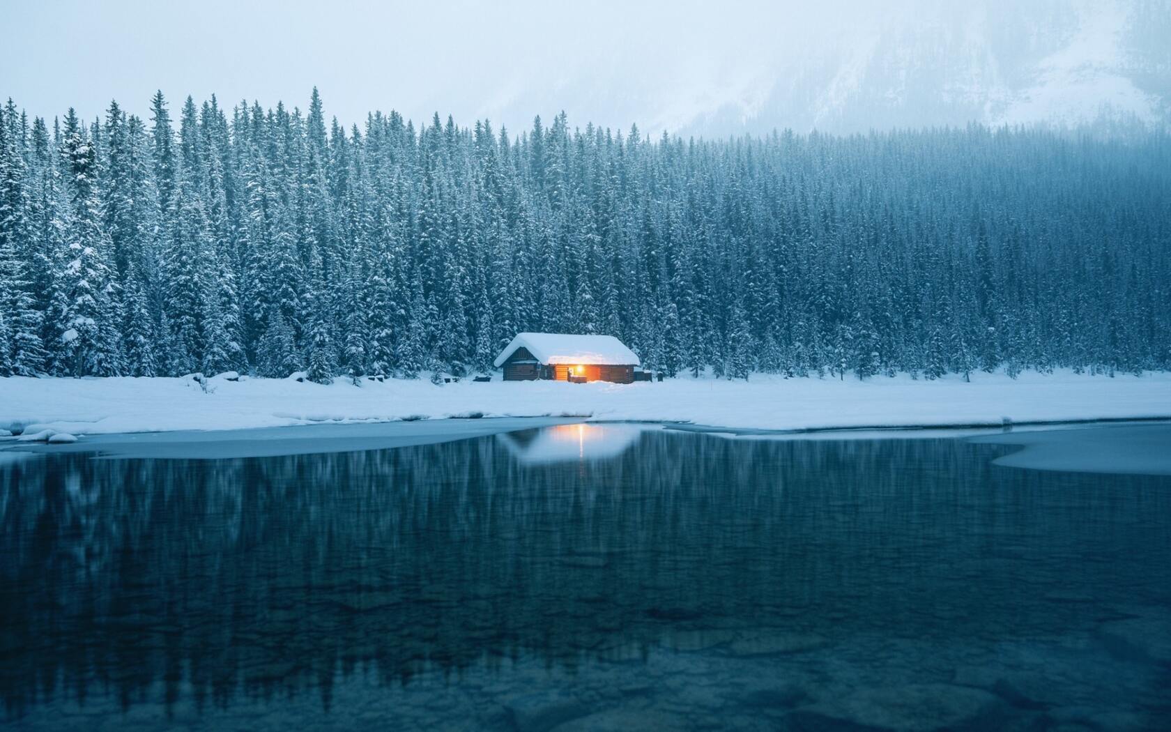 有山，有雪，有湖，才能构成这最美的一幅风景套图5