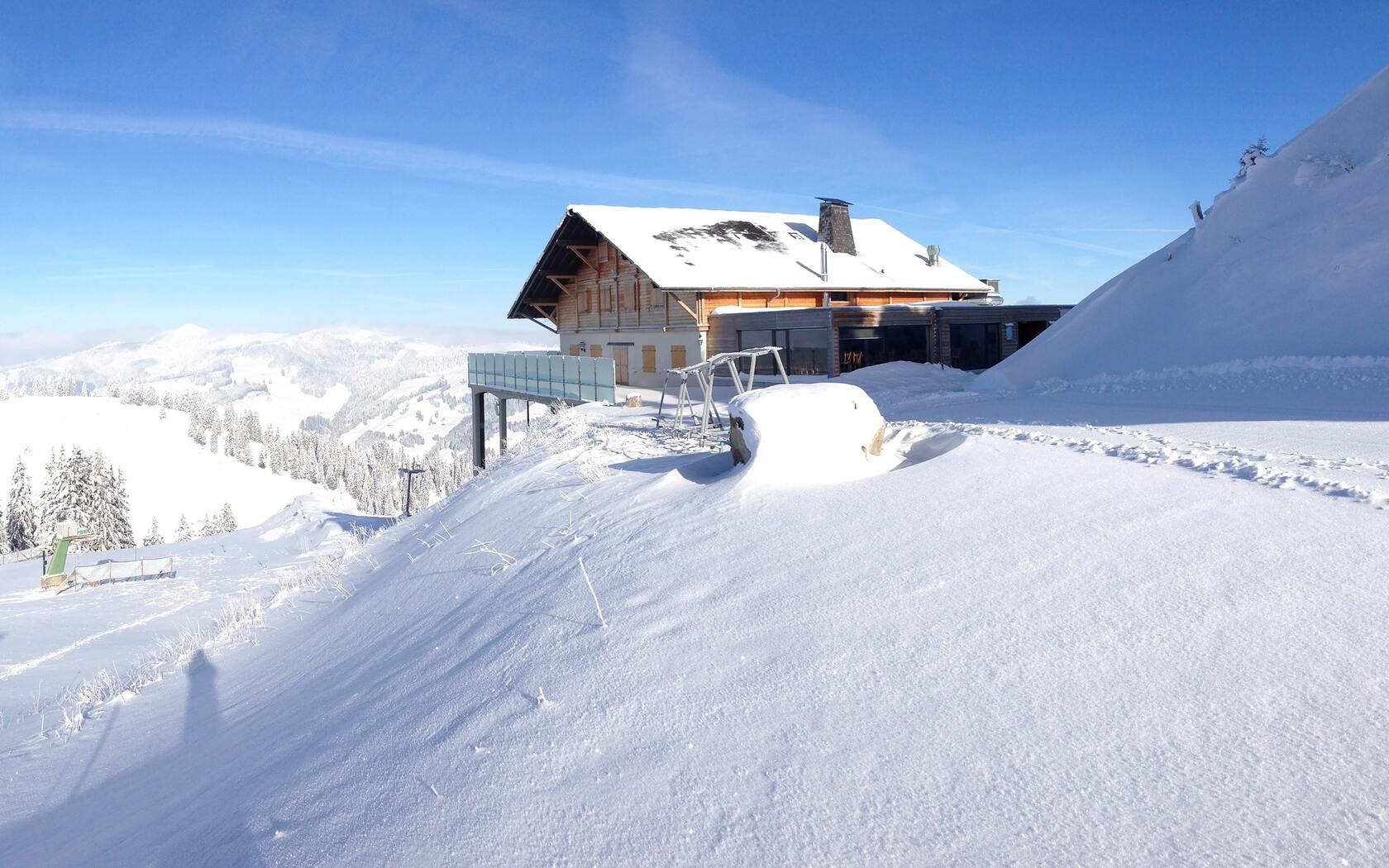 最美雪山标志“富士山”领衔的一组唯美雪景山脉高清壁纸套图5