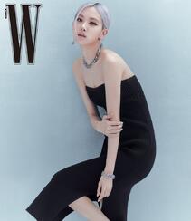BLAKPINK朴彩英摩登时尚写真大片，黑色吊带衣短裙又酷又美