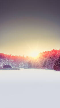 大气白雪皑皑的雪山风景精品手机壁纸合集推荐组图1