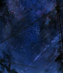 浪漫的天空，白云，星空，超美的二次元天空系列人物场景插画美图集锦组图5