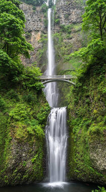 壮丽的穿山河川，山中的美丽瀑布等自然风景手机壁纸免费下载组图3