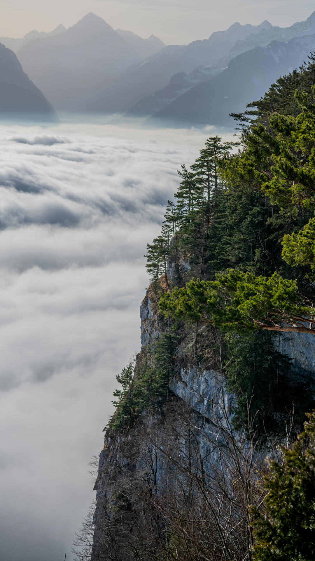 美丽的大自然云海山脉风景高清手机壁纸套图2