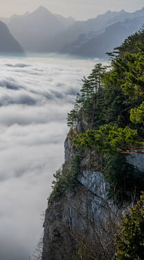 美丽的大自然云海山脉风景高清手机壁纸组图2