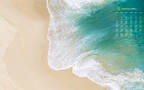 大海，海浪，沙滩，云彩，阳光，2020年12月大海主题系列高清壁纸图片组图6