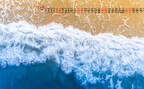 大海，海浪，沙滩，云彩，阳光，2020年12月大海主题系列高清壁纸图片组图4