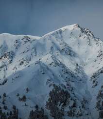 传统节气 大雪节气 雪山 雪景 白雪皑皑景色壁纸创意文字美图组图3