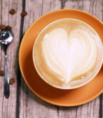 心心恋恋的滋味，创意拉花奶茶咖啡样式好看壁纸图片组图1