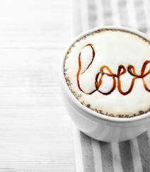心心恋恋的滋味，创意拉花奶茶咖啡样式好看壁纸图片组图4