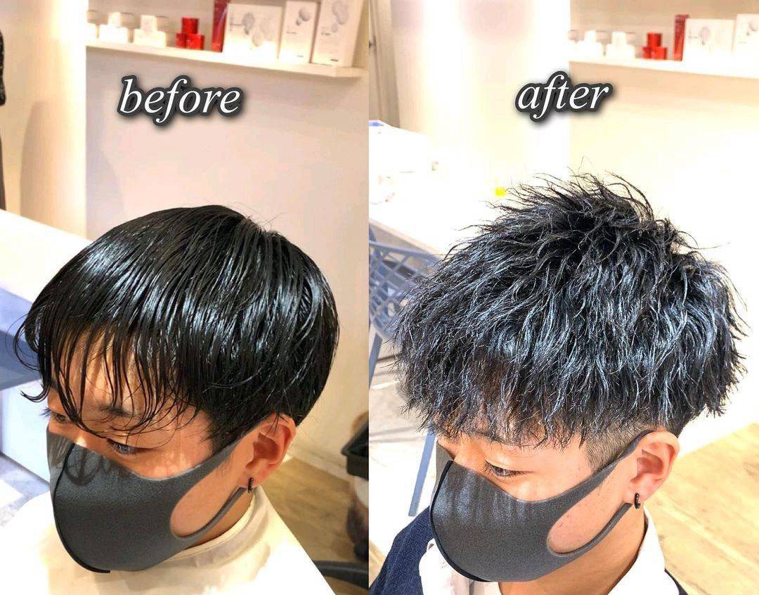 男士发型怎么理好看？14款简单好打理的男士发型理发前后对比照片参考图片