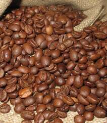 晒干烘干好的咖啡豆唯美高清摄影美图组图3