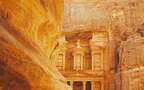 约旦彼得拉石谷考古遗址唯美高清旅拍摄影壁纸图片组图1