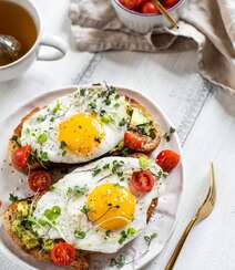 煎蛋，荷包蛋，各式各样的美味煎蛋唯美高清摄影图片