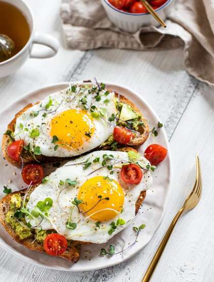 煎蛋，荷包蛋，各式各样的美味煎蛋唯美高清摄影图片