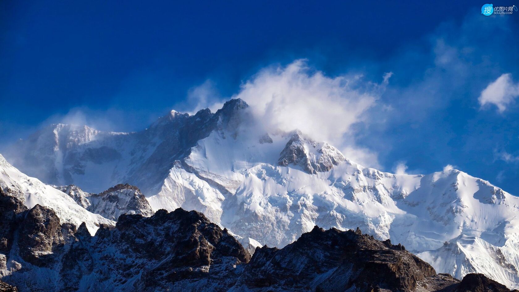 喜马拉雅山，世界海拔最高的山脉喜马拉雅山高清壁纸图片套图5