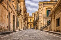 意大利西西里岛上的小镇，古堡，街道等唯美景色壁纸图片
