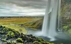 著名的旅游景点，冰岛塞里雅兰瀑布高清唯美壁纸图片组图6