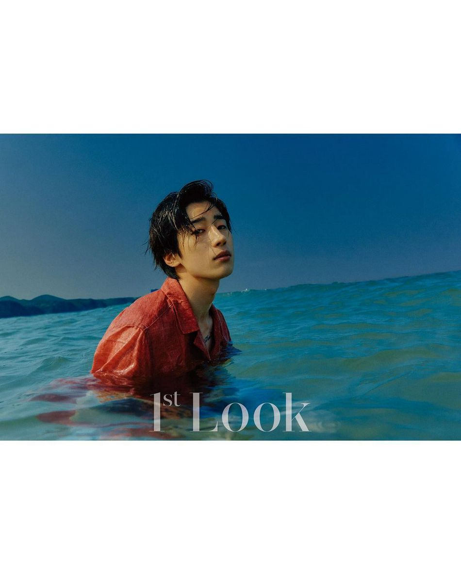 韩国流行乐男歌手韩胜宇另类帅气夏日写真杂志图片图片