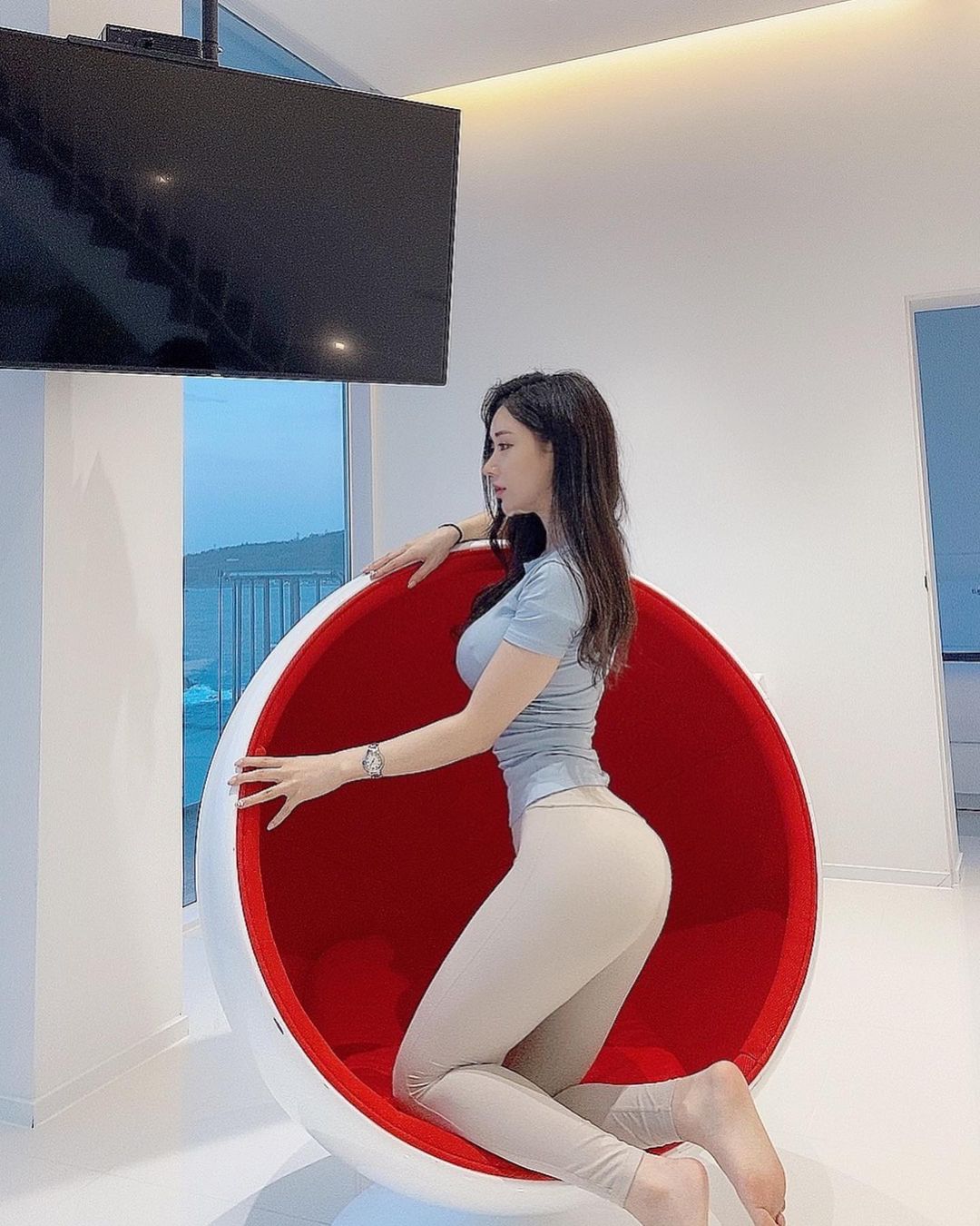 前凸后翘超性感韩国网红美女模特精选诱惑写真，自拍，生活照图片集套图38