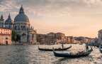 威尼斯大运河，意大利威尼斯大运河，城市，建筑，灯火等高清壁纸图片组图1