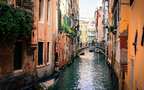 威尼斯大运河，意大利威尼斯大运河，城市，建筑，灯火等高清壁纸图片组图7