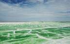 中国最大的盐湖，青海察尔汗盐湖高清俯瞰摄影美图壁纸图片组图5