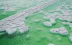 中国最大的盐湖，青海察尔汗盐湖高清俯瞰摄影美图壁纸图片组图9