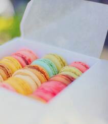 法式小甜点，可爱好看又美味的马卡龙高清图片彩色小圆饼组图2