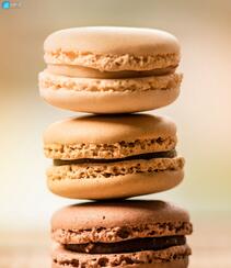 法式小甜点，可爱好看又美味的马卡龙高清图片彩色小圆饼组图9