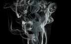 烟 烟雾 袅绕 黑色背景 简约烟雾艺术摄影壁纸图片组图1