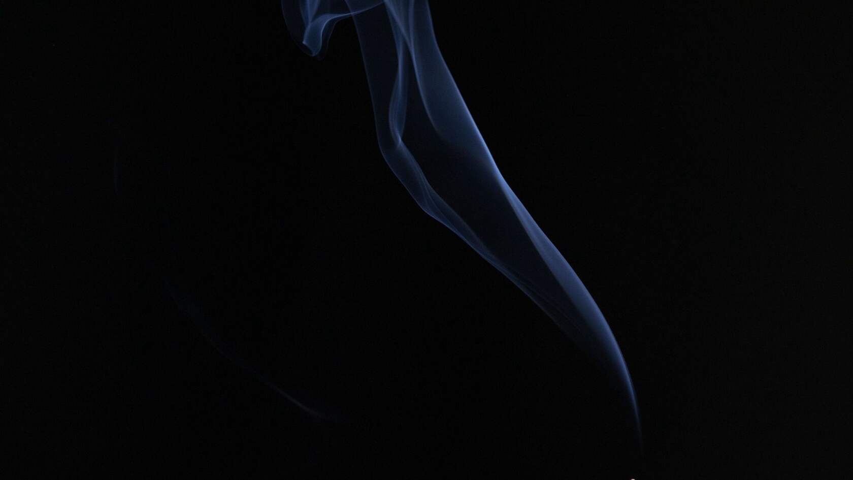 烟 烟雾 袅绕 黑色背景 简约烟雾艺术摄影壁纸图片套图3