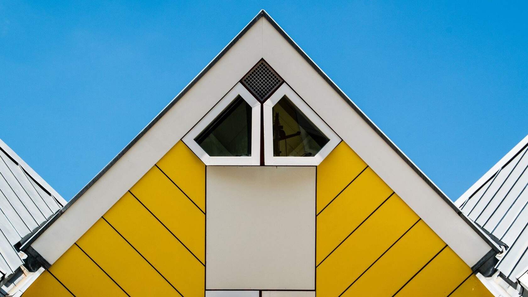 欧洲 荷兰 鹿特丹 创意 设计感十足的奇特立方体房子壁纸图片第4张图片