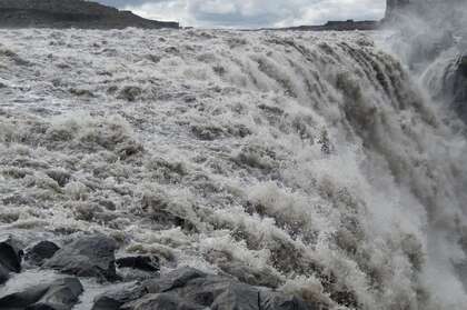 欧洲落差最大、流量最大的瀑布，壮观澎湃的黛提瀑布壁纸图片