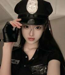 超高颜值长发极品美少女迷人cos制服装私人美照组图4