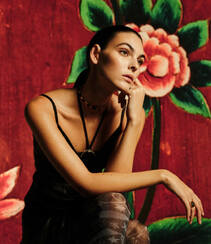 意大利美女模特维多利亚·伽里蒂摩登复古写真图片组图3