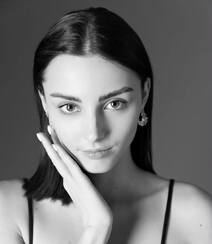 白俄罗斯美女嫩模Marina Bondarko高清黑白特写写真美照组图1
