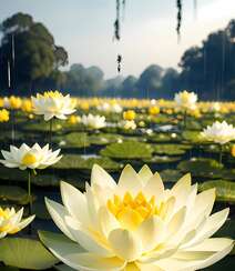 好运莲莲，池塘里的盛开的美丽莲花各种角度拍摄超美图片组图6