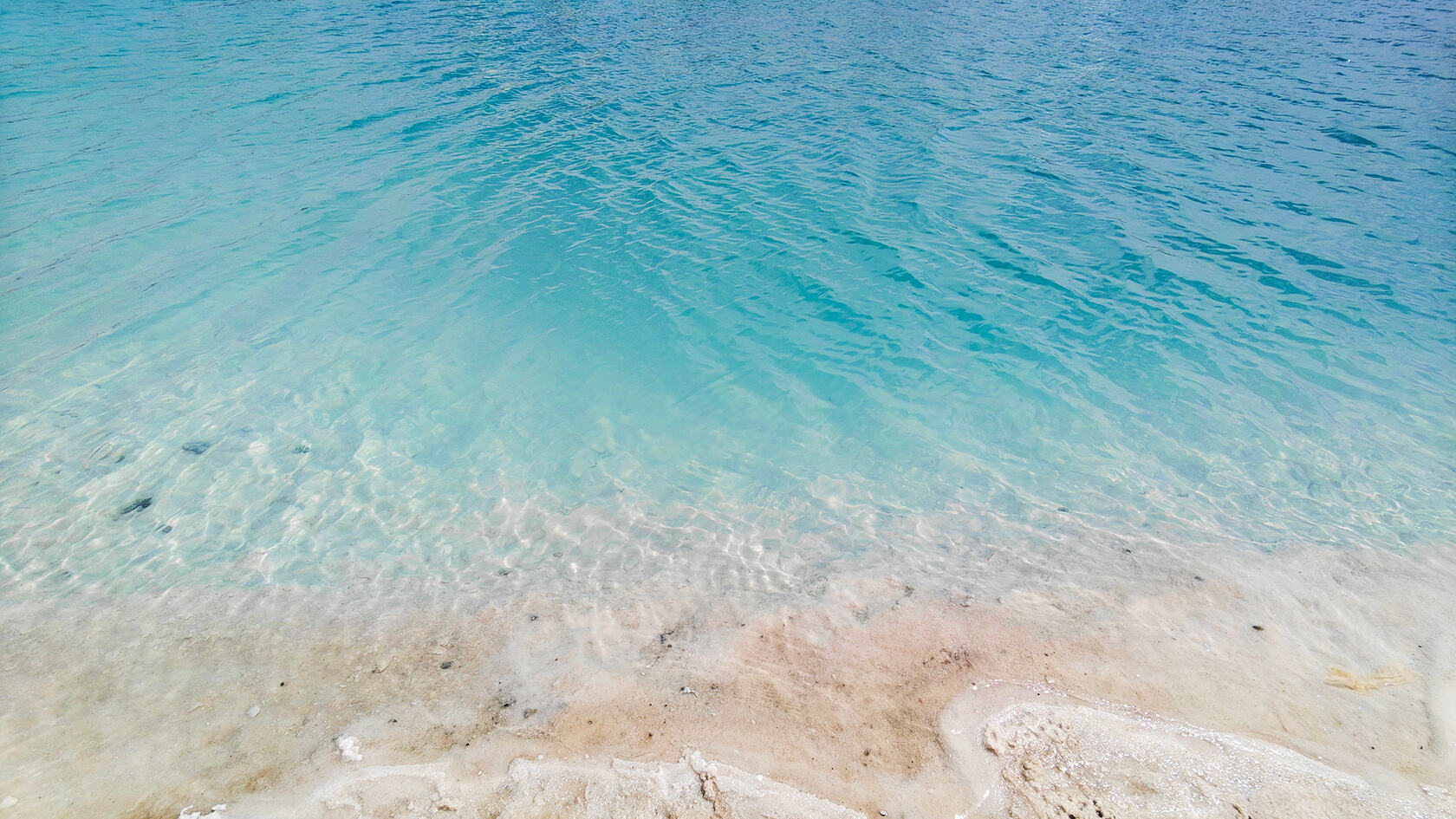 蔚蓝的大海，海边，海水清新风景壁纸图片