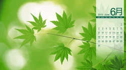 2013年6月日历背景精选组图（20张）